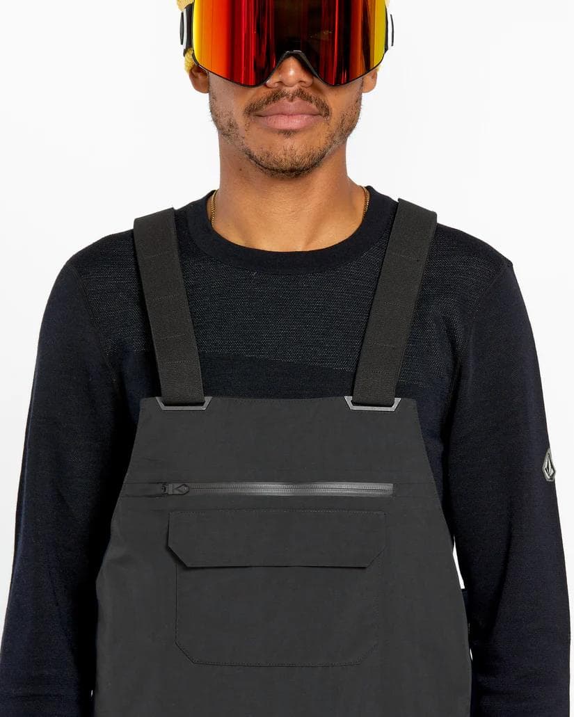 新品 VOLCOM Rain Gore-Tex Bib Overalls 黒 Ｌ