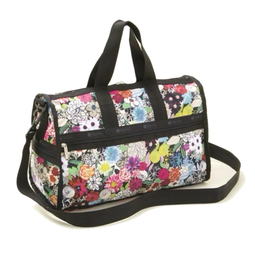 【未使用】LESPORTSAC レスポートサックボタニカル柄 ボストンバック