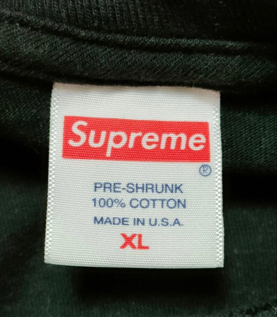 わ*ん様 Supreme KAWS Chalk Logo Tee Black