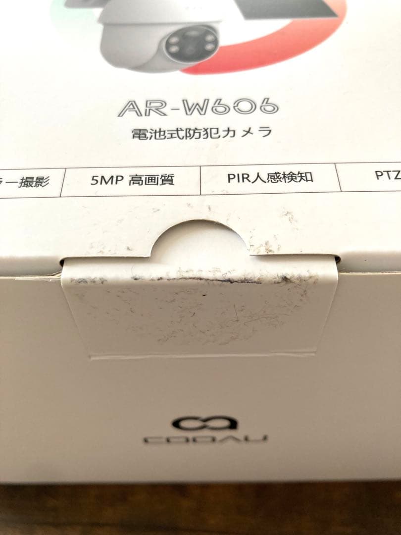 専用　2つ　ソーラー式 COOAU 防犯カメラ AR-W606 500万画素