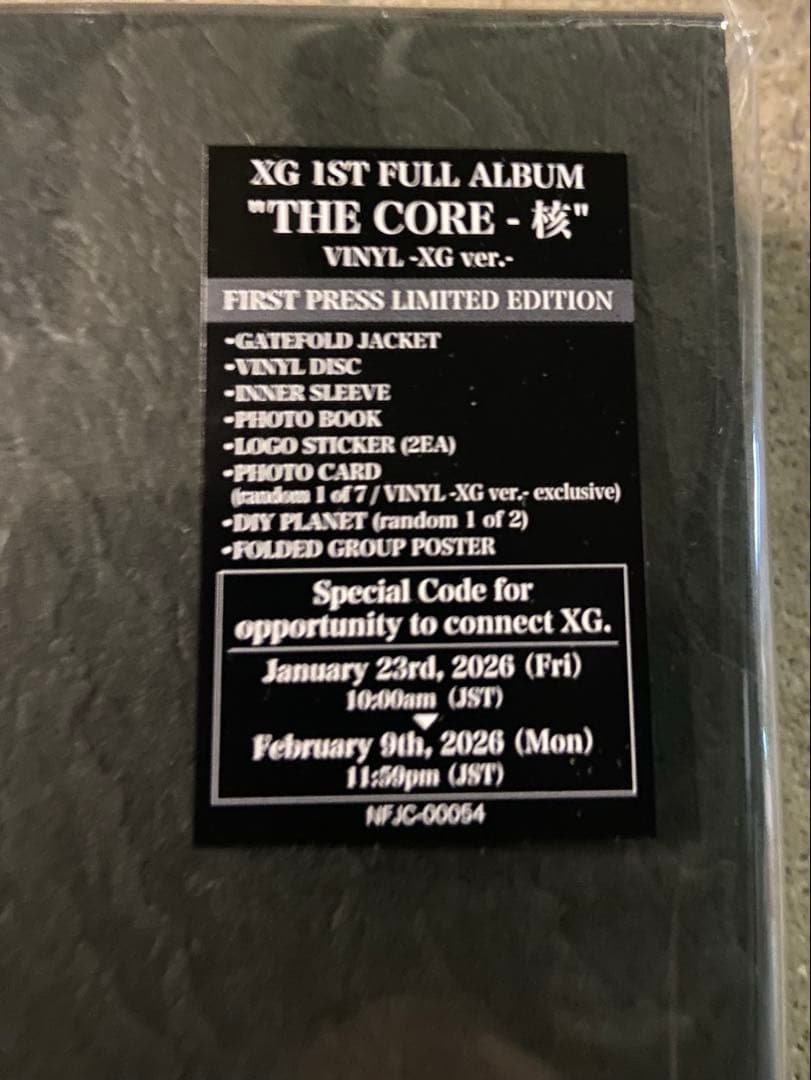 VINYL -XG ver.-】THE CORE -核(VINYL) レコード