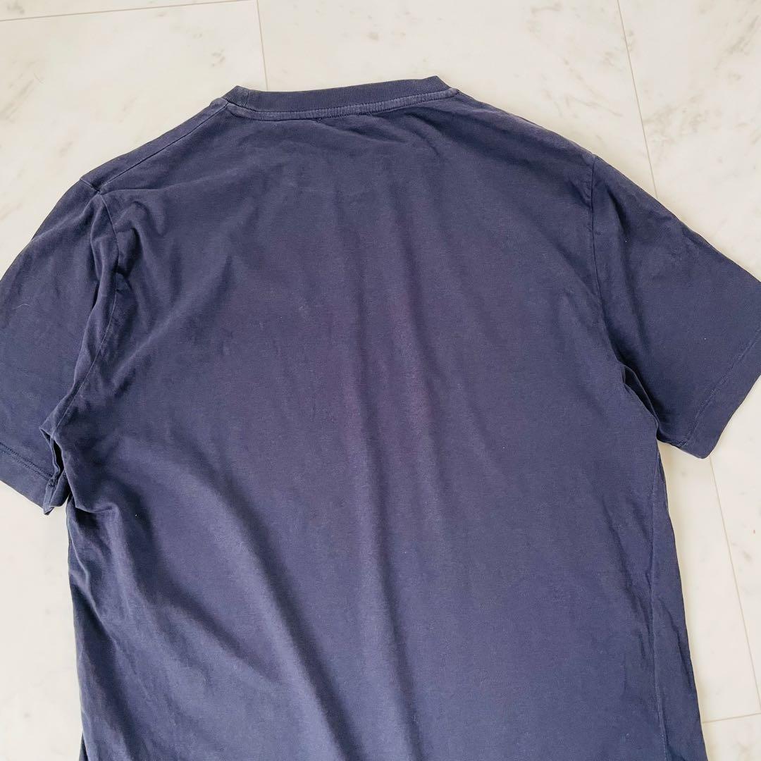 プラダ 半袖Tシャツ ネイビー ブランドロゴ