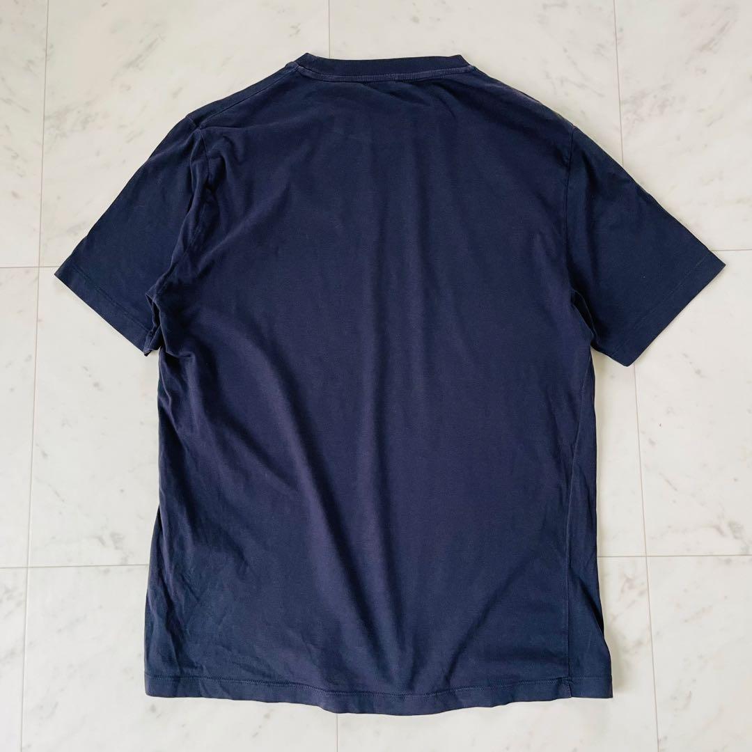 プラダ 半袖Tシャツ ネイビー ブランドロゴ