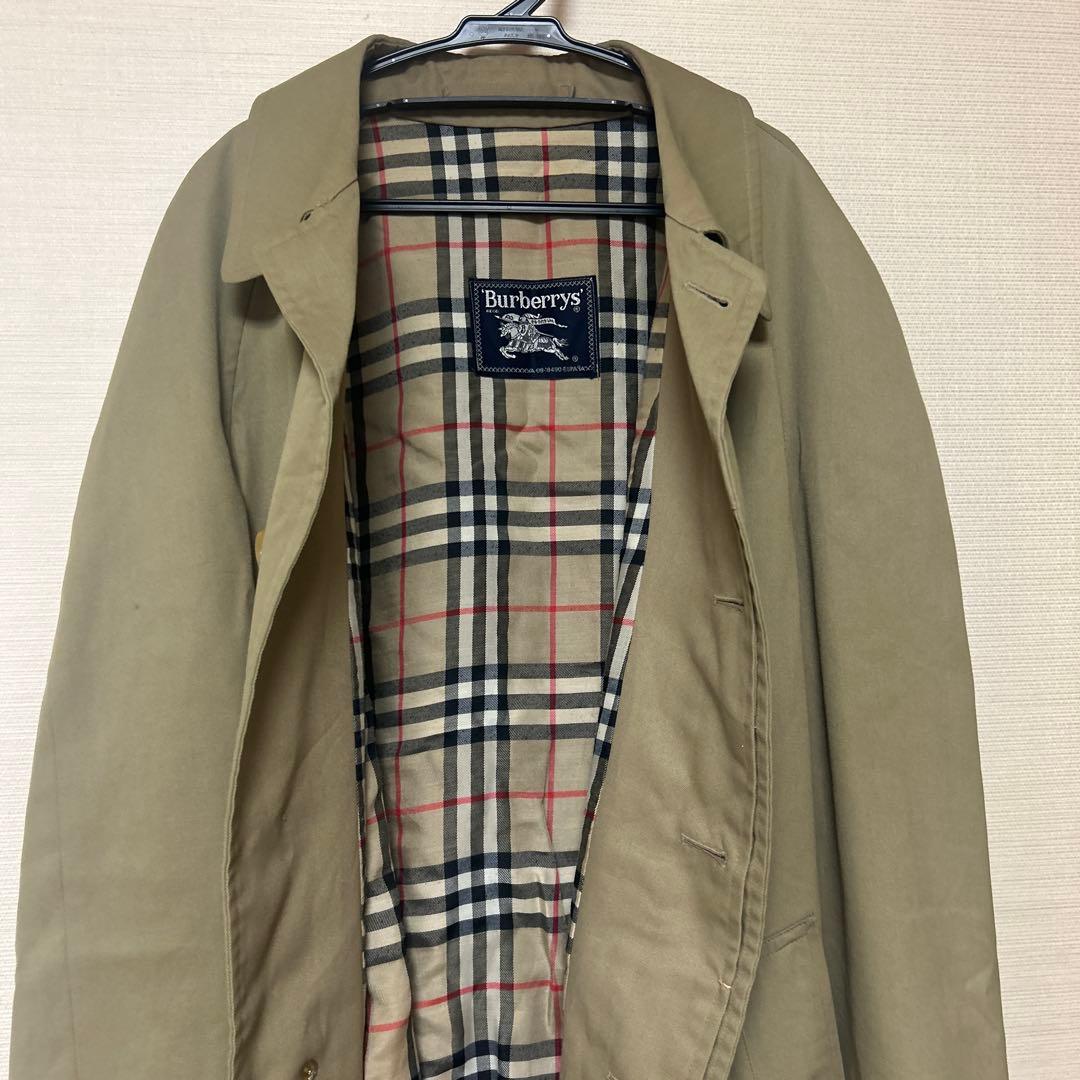 Burberrys’ ベージュ トレンチコート チェック裏地