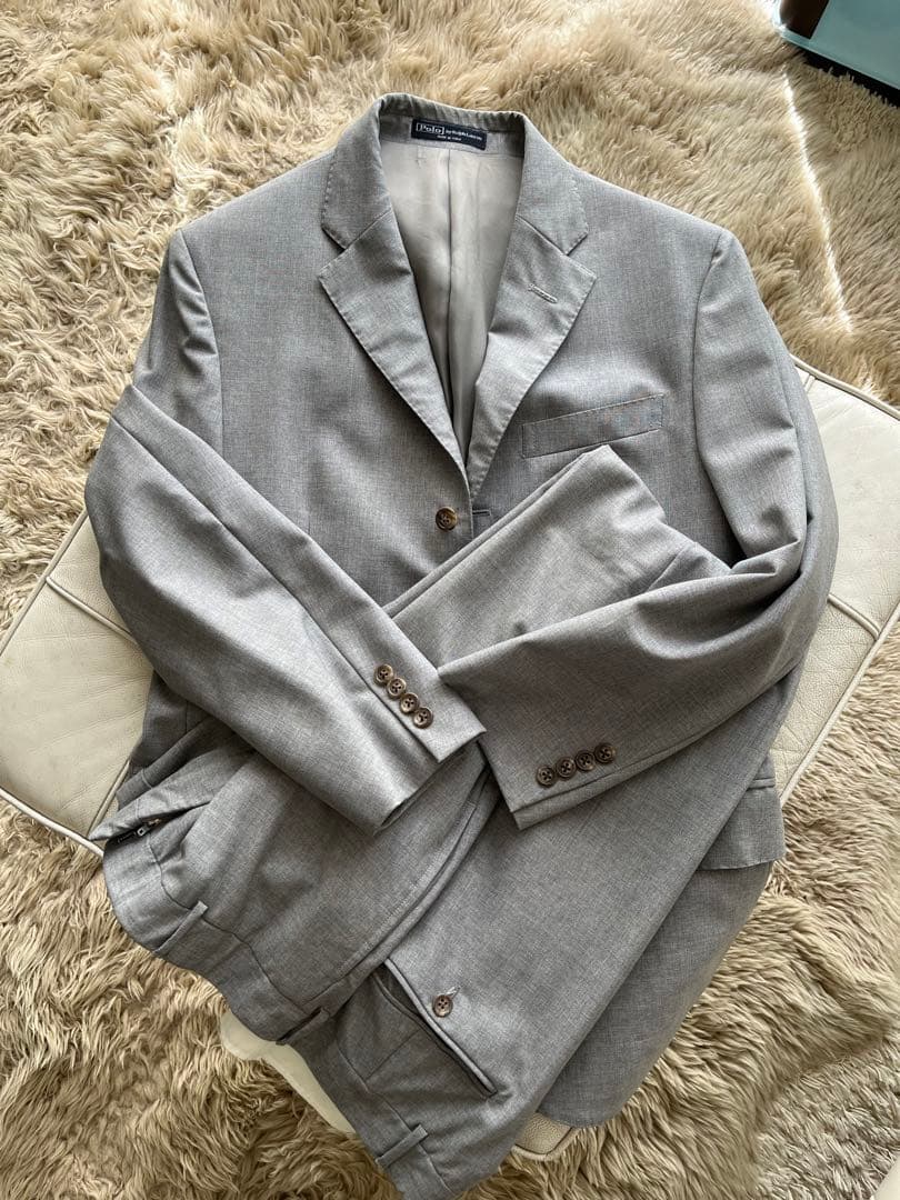 Ralph Lauren ラルフローレン　スーツ　グレー　イタリア製　38Ｒ