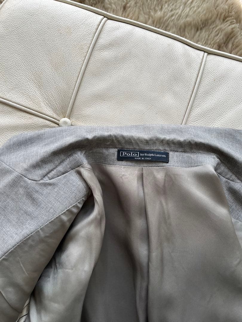 Ralph Lauren ラルフローレン　スーツ　グレー　イタリア製　38Ｒ