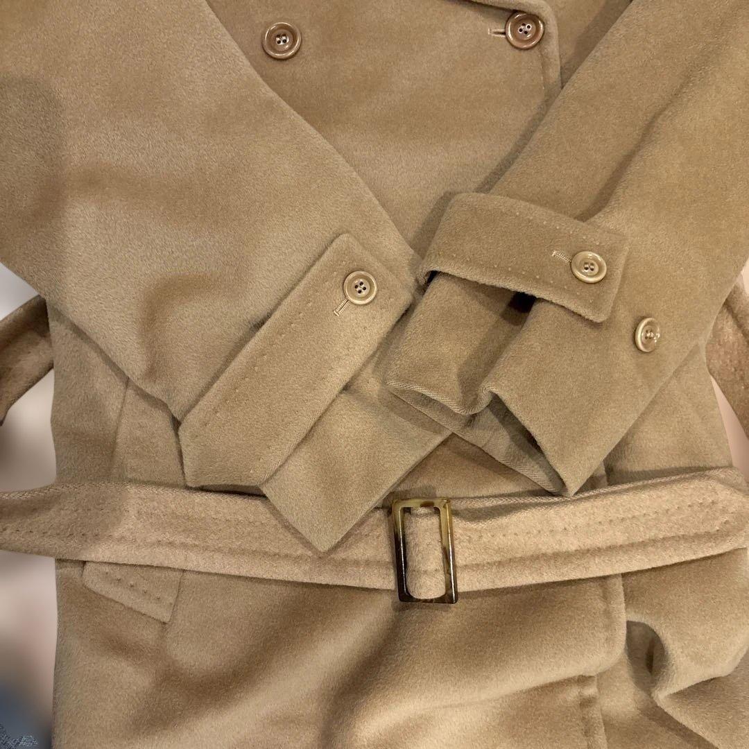 Max Mara カシミヤ混ウールロングコート