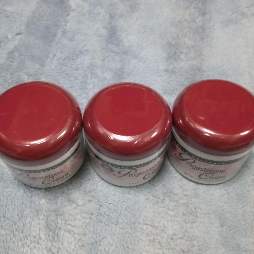 新品未開封！SOURCE NATURALS プロゲステロンクリーム 3個セット