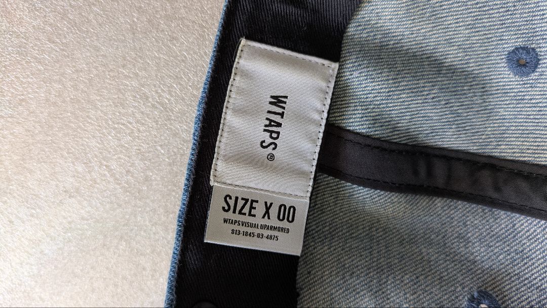 wtaps　デニムインディゴキャップ