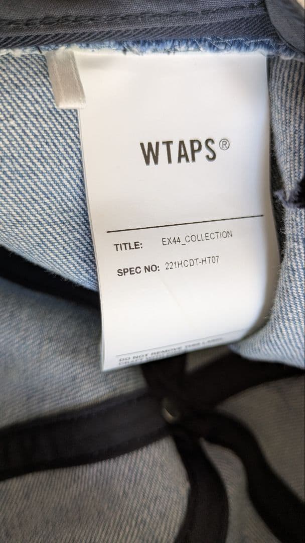 wtaps　デニムインディゴキャップ