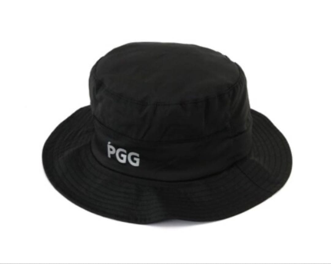 新品 パーリーゲイツ PGG 調整リール付きハット 黒 男女兼用モデル