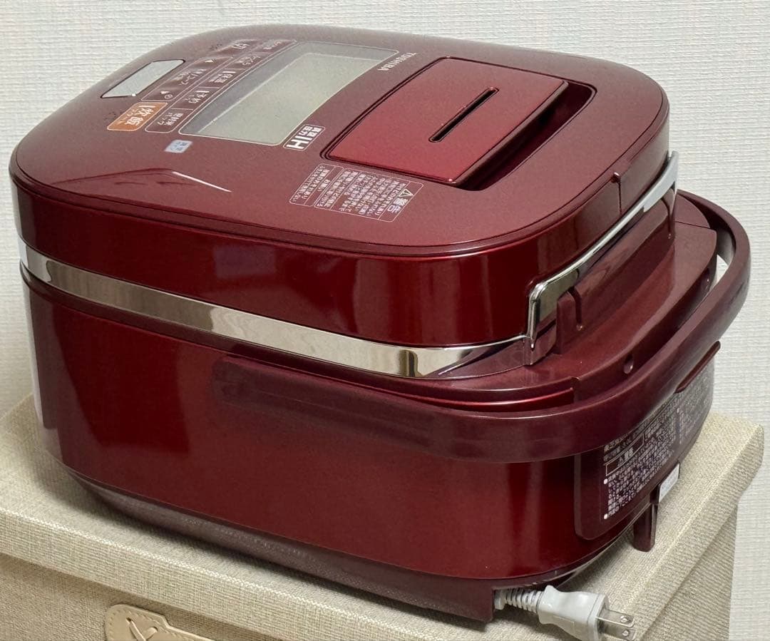 TOSHIBA 真空圧力IH炊飯器 RC-10VFP 赤（中古）
