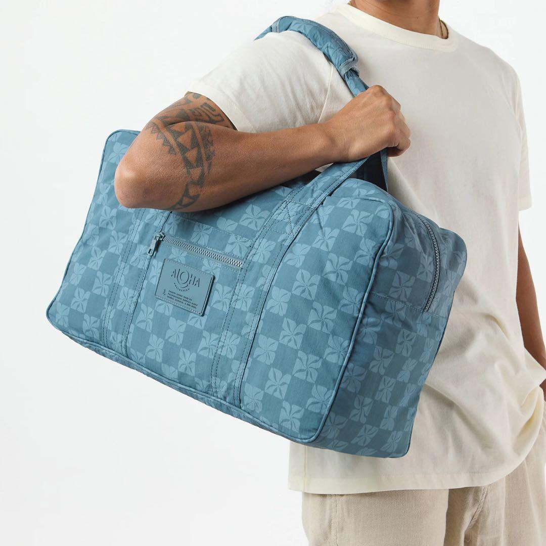 即日発送可ALOHA COLLECTION Pua Checkボストンバッグ