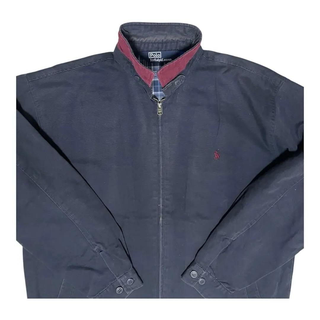 ラルフローレン　スイングトップ　80s　最安値　サンフェード　美品　短丈