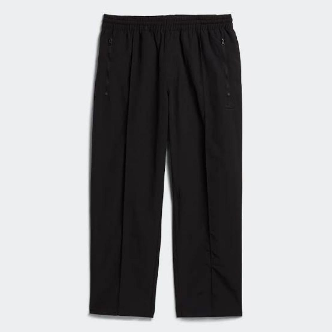 adidas ピンタックパンツ ブラック