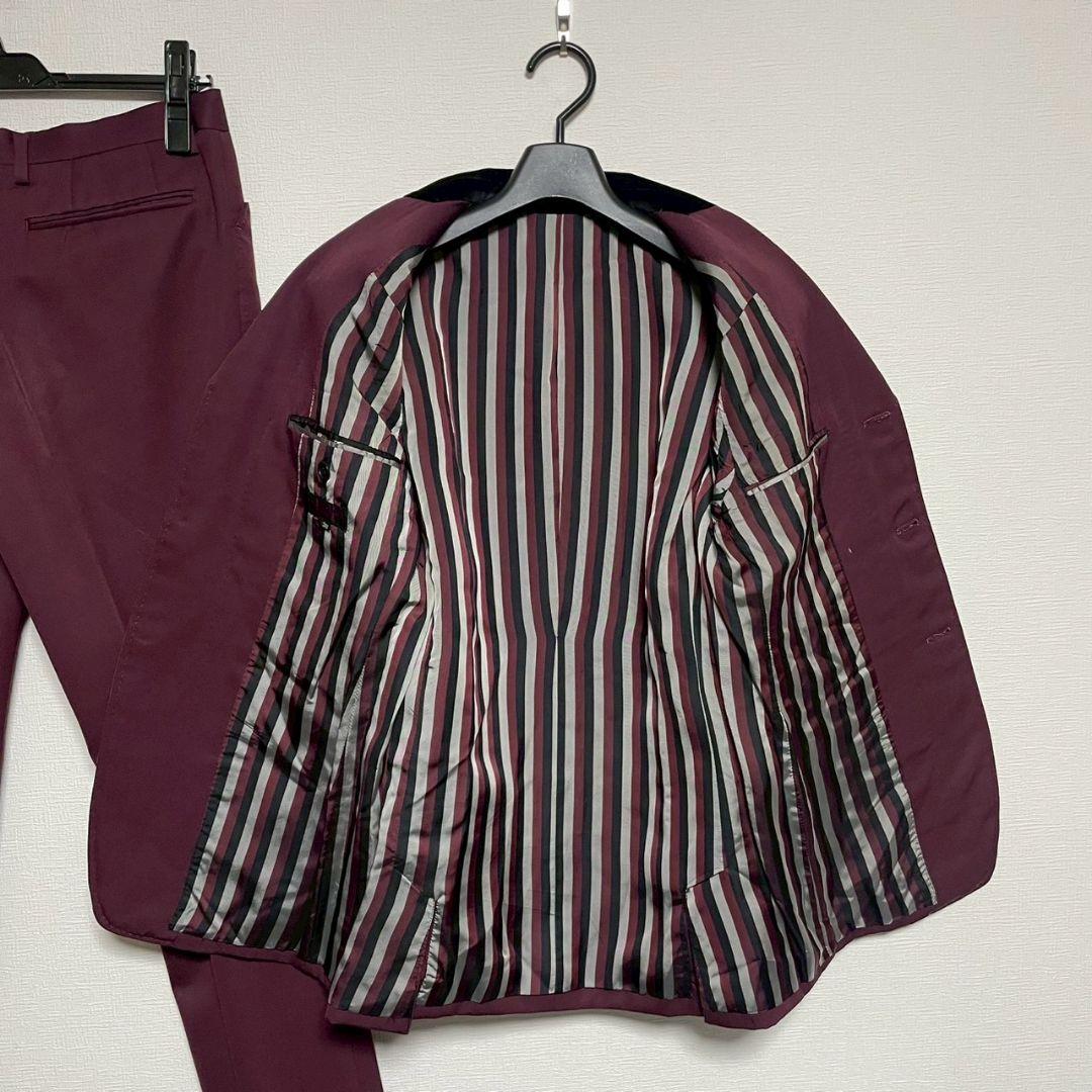 REATS TAILOR ZAZOUS　スーツ　セットアップ　ワインレッド　36