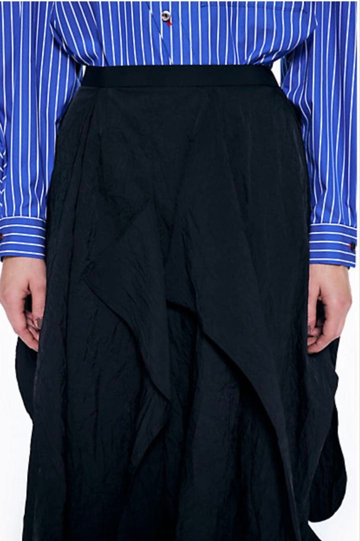 新品【ENFOLD】CURVE-PARTS SKIRT ロングスカート