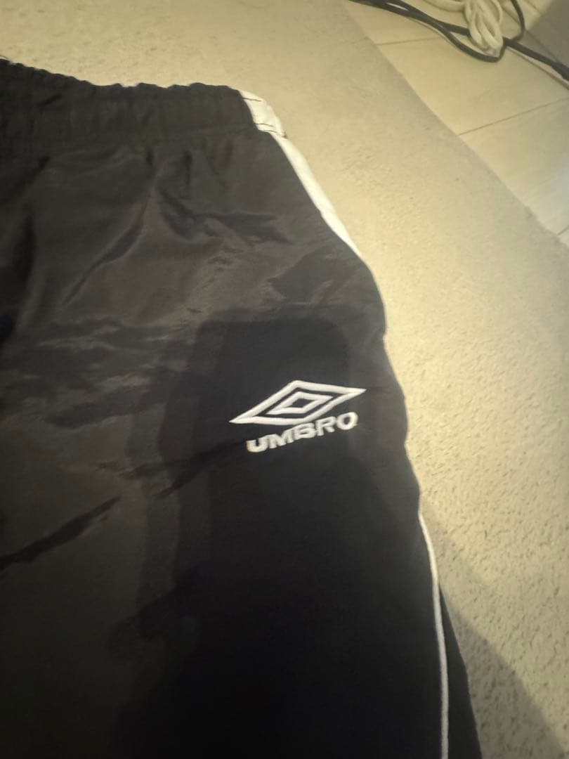 パンツ supreme umbro track pant black