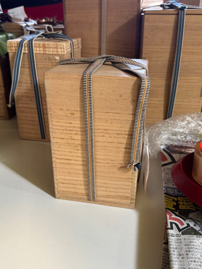 ‼️早速半額‼️リサイクルFORT‼️旧家から直送唐物②‼️南京官窯青磁双耳花瓶‼️箱入り