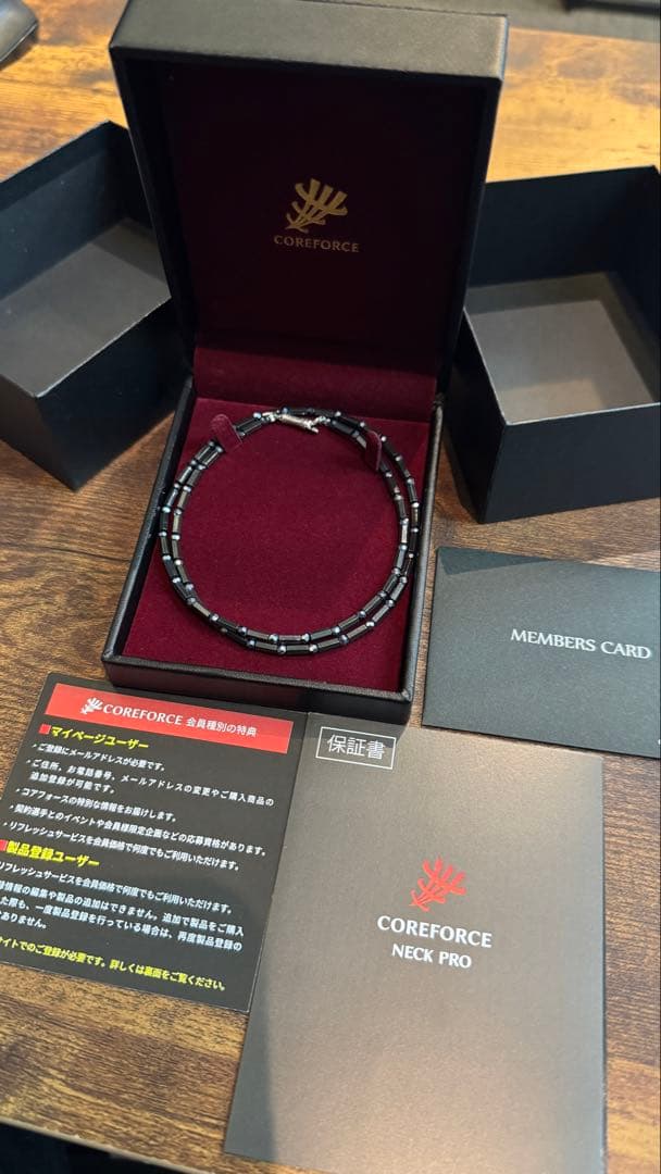 187,000円正規品 コアフォース 新品ネックプロ テラ50ネックレス