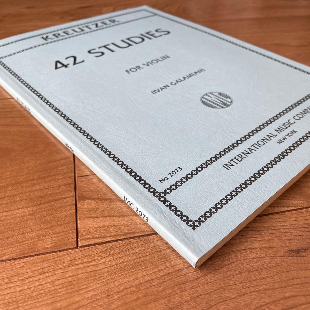 Kreutzer 42 Studies for Violin クロイツェル