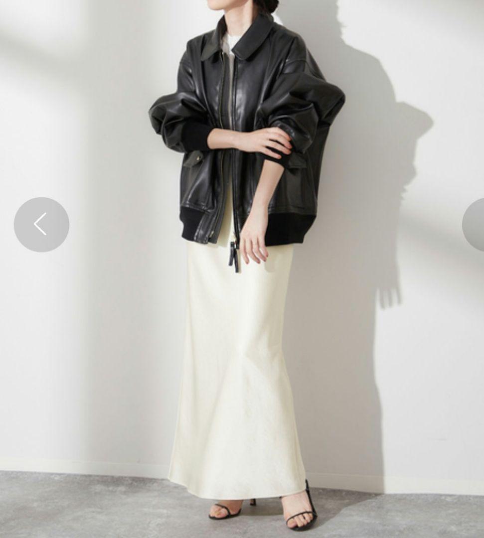 JOURNAL STANDARD L'ESSAGEサテンマキシスカート 38
