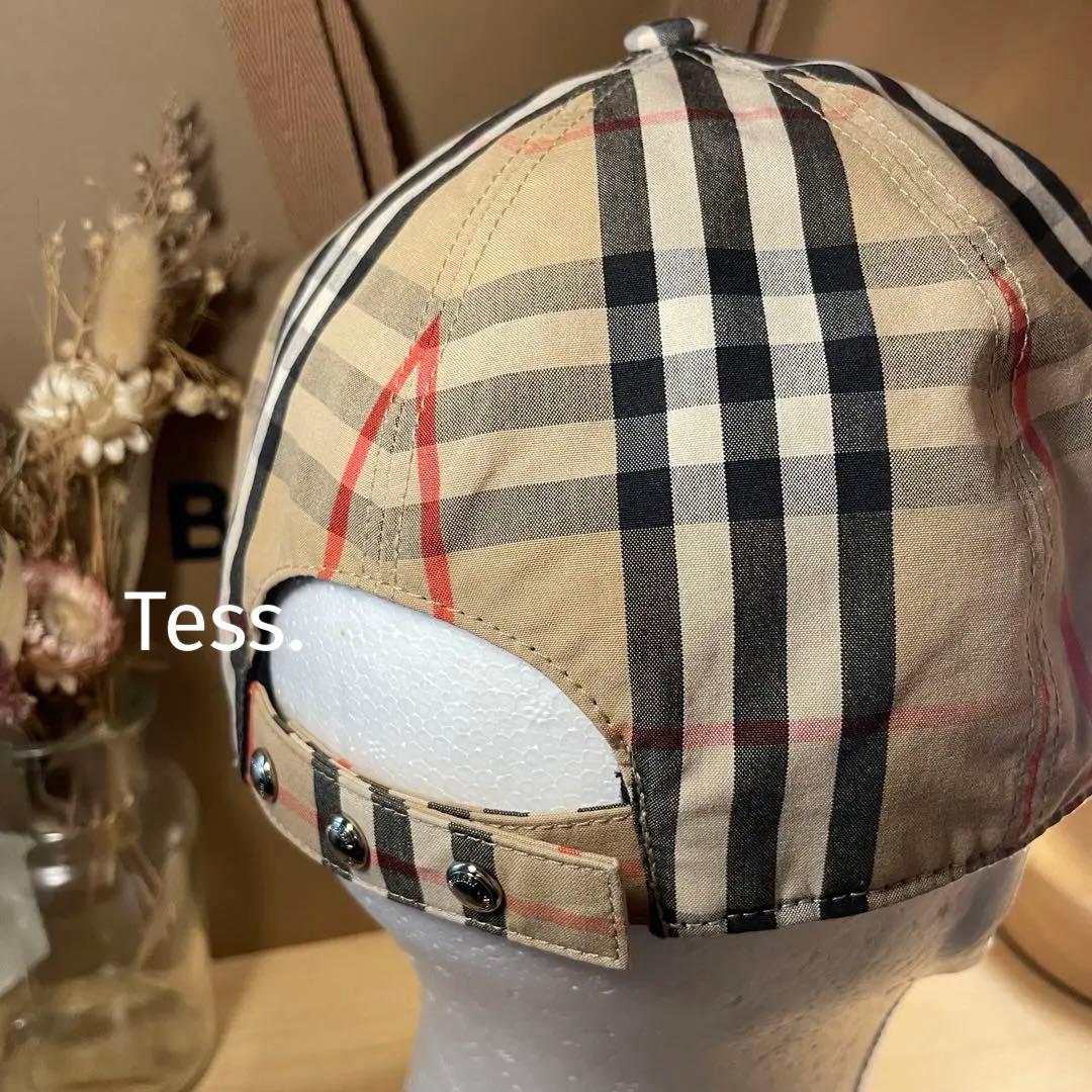 BURBERRY モノグラム キャップ L ノバチェック バーバリー リカルド期