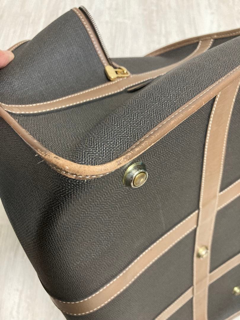 ダンヒル ボストンバッグ ブラウン Dunhill 美品 セカンドバック付