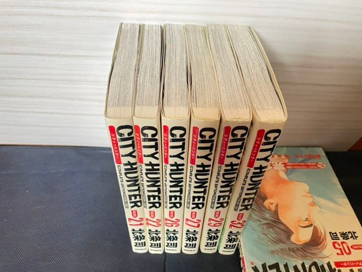 冴羽獠名刺付CITY HUNTER完全版1〜22、26、27、29、32酒場冊子