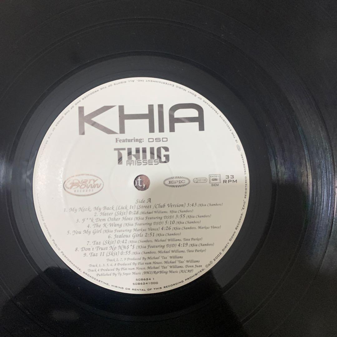 Khia/Thug Misses LPレコード g-rap