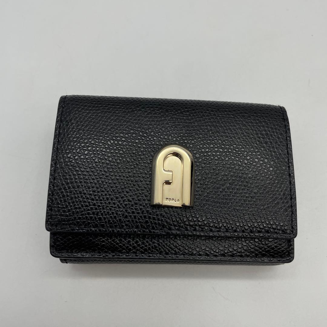 ☆わんこ☆FURLA☆フルラ☆コンパクトウォレット☆三つ折り財布