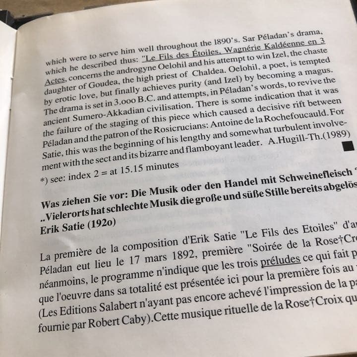 satie le fils des etoiles  入手困難品