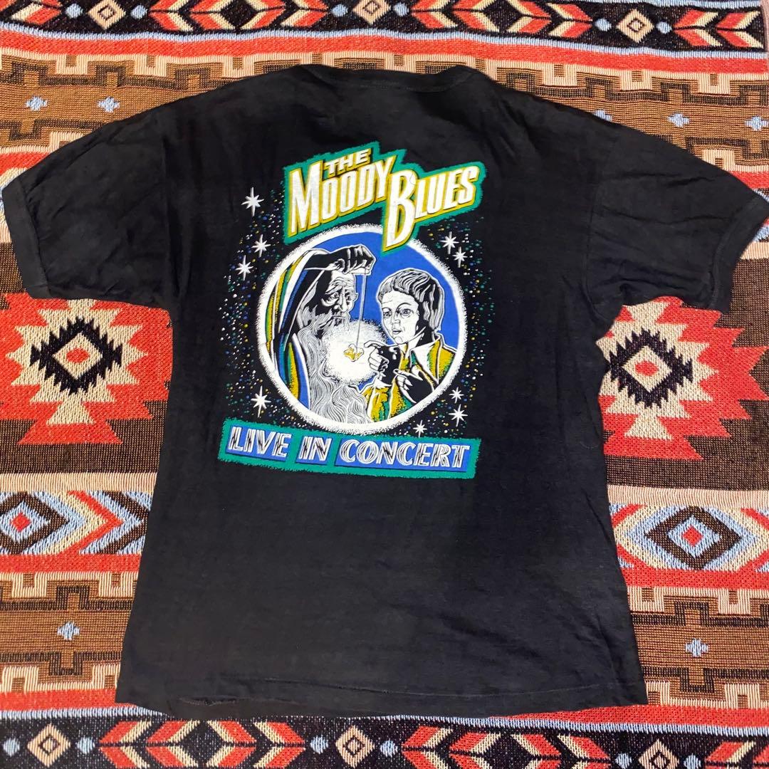 80s バンドTシャツ　ムーディーブルース　パキ綿　ビンテージ