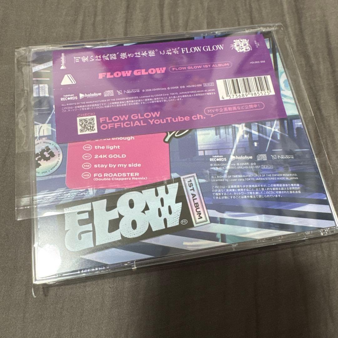 輪堂千速 直筆サイン FLOW GLOW 1stアルバム EC数量限定盤