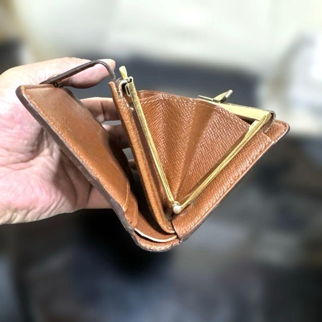 ⑤☆在庫SALE/良品 ♪モノグラム がま口 財布