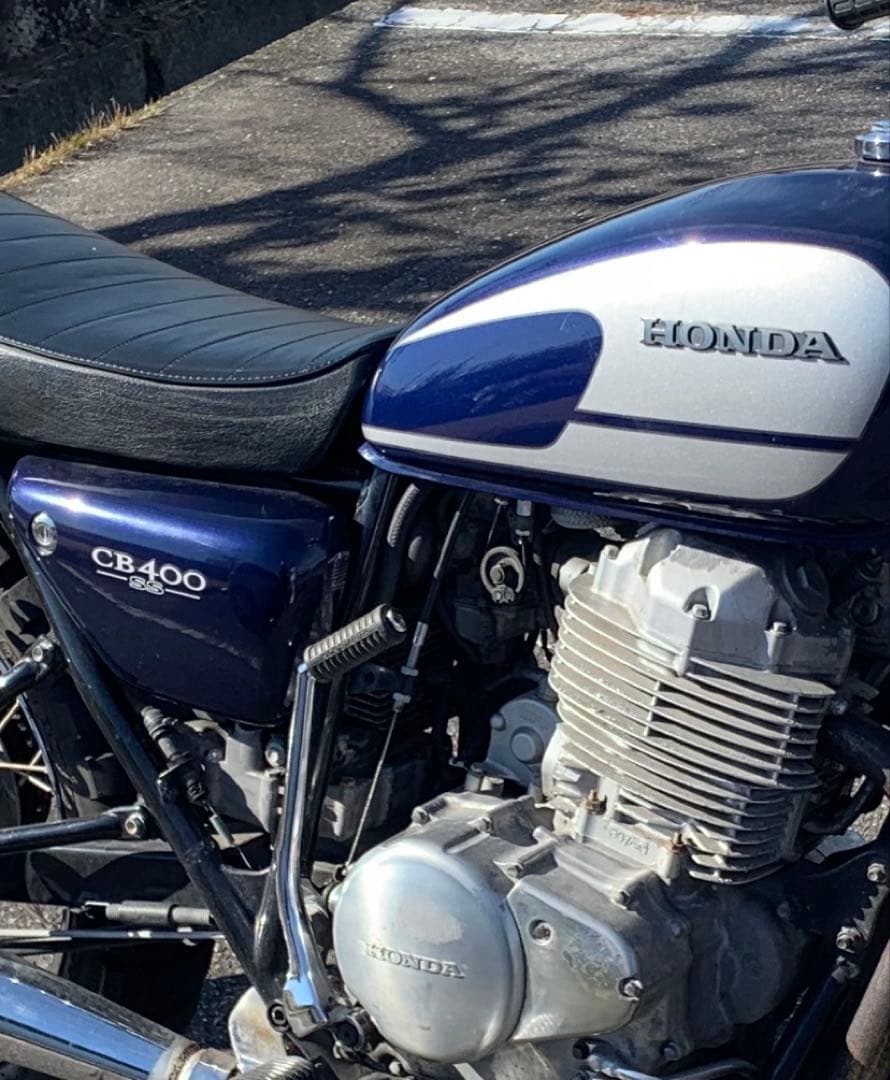 cb400ss バイク シート ブラック あんこ抜き