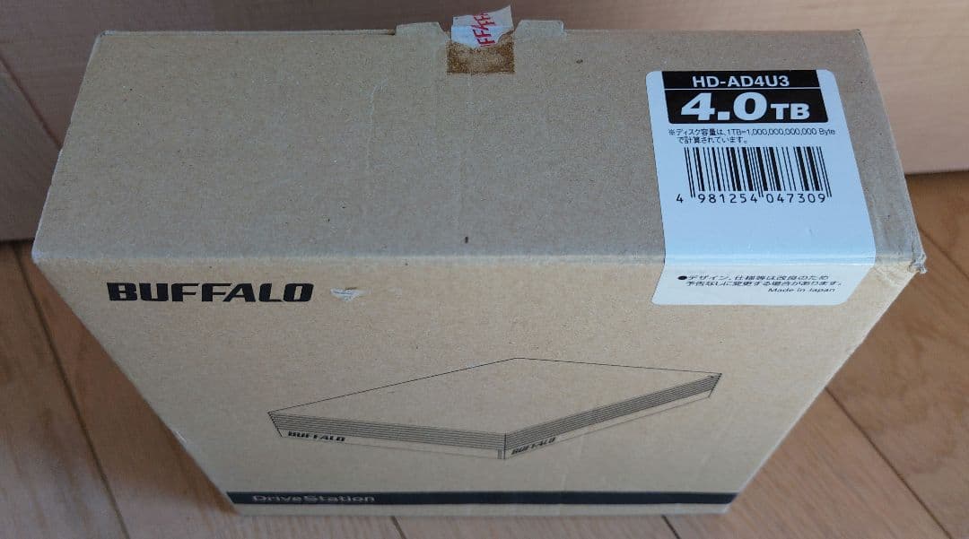 よ*た様 新品未使用 BUFFALO外付けハードディスク4TB ブラック HD-
