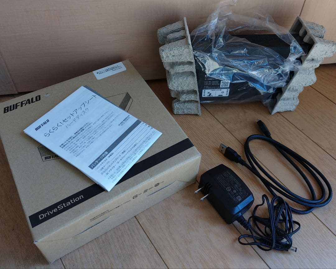 よ*た様 新品未使用 BUFFALO外付けハードディスク4TB ブラック HD-