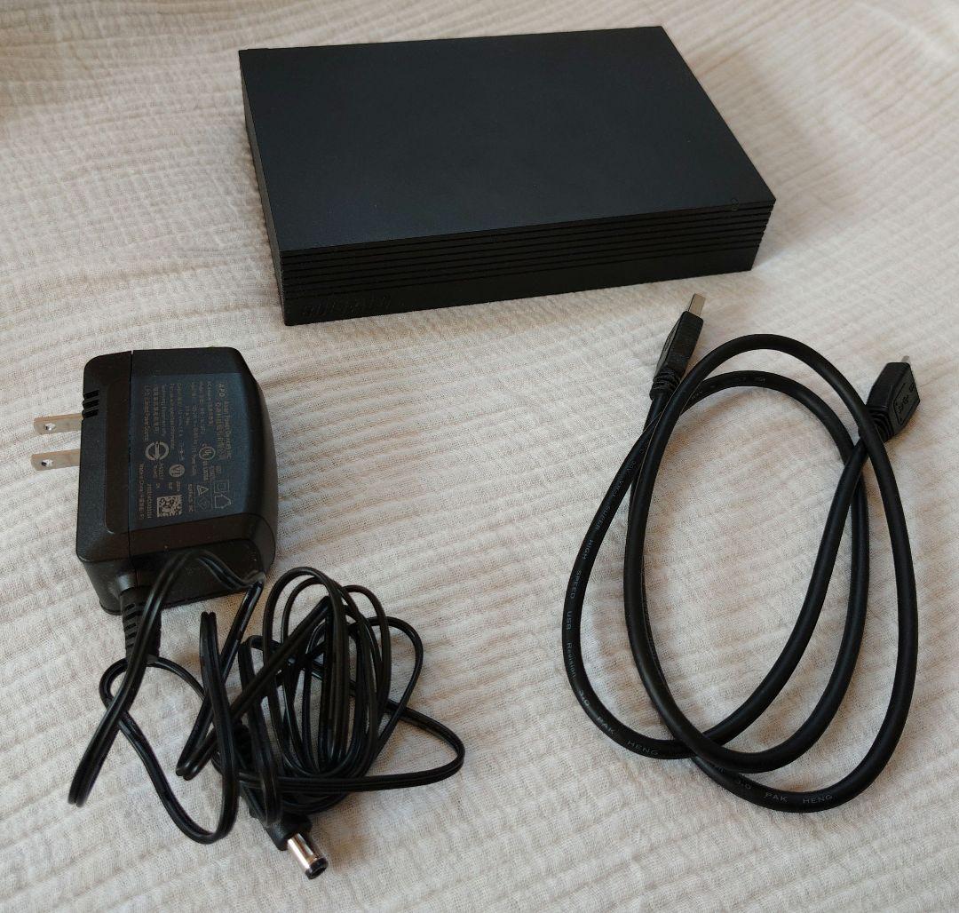 よ*た様 新品未使用 BUFFALO外付けハードディスク4TB ブラック HD-