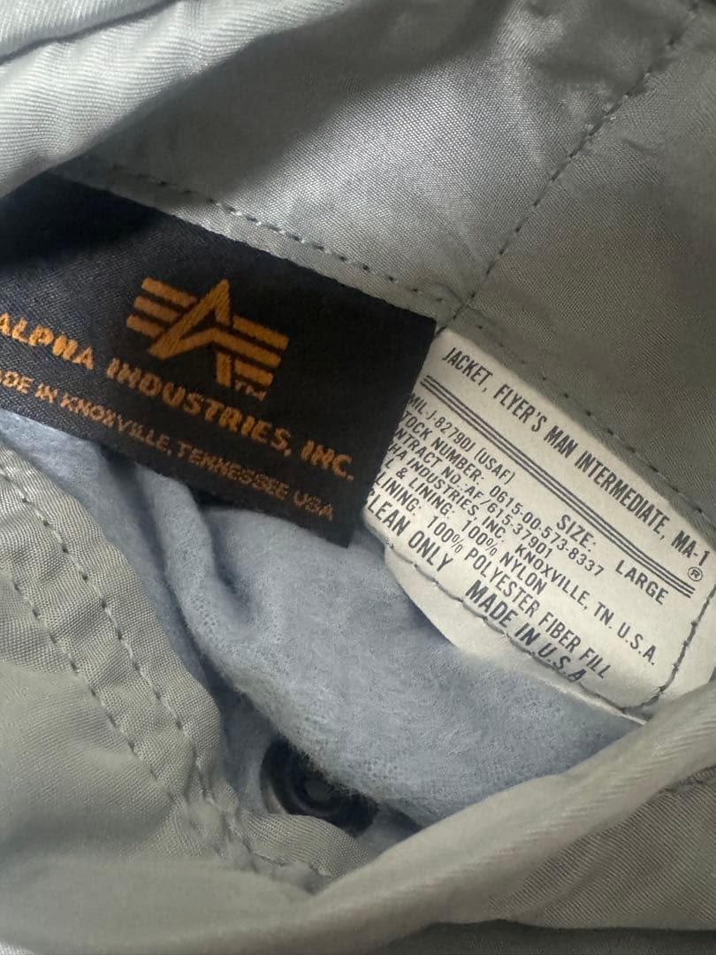 alpha industries 90s MA-1 フライトジャケット