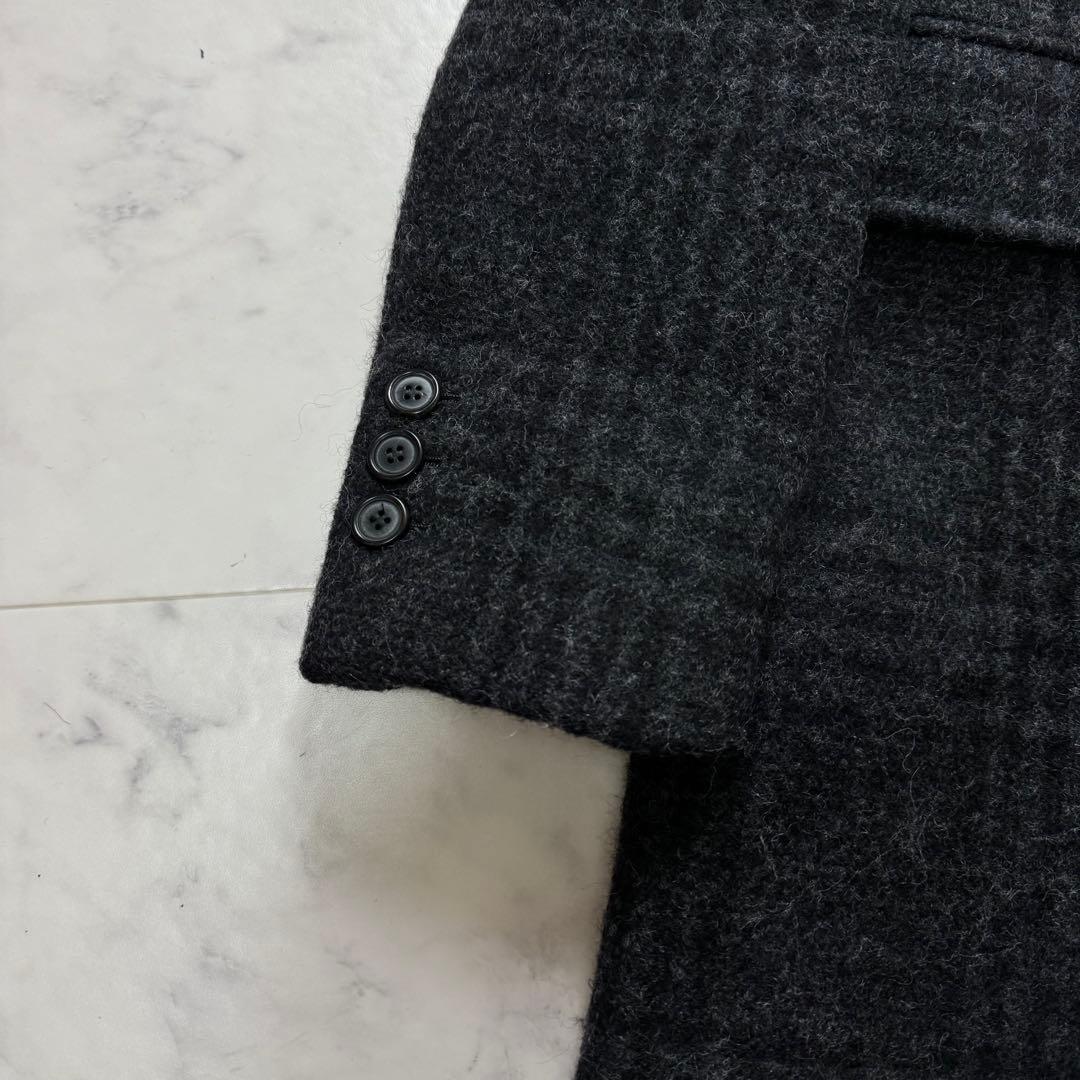 【美品】ZARA ザラ MANTECO ロングコート チェック グレー S