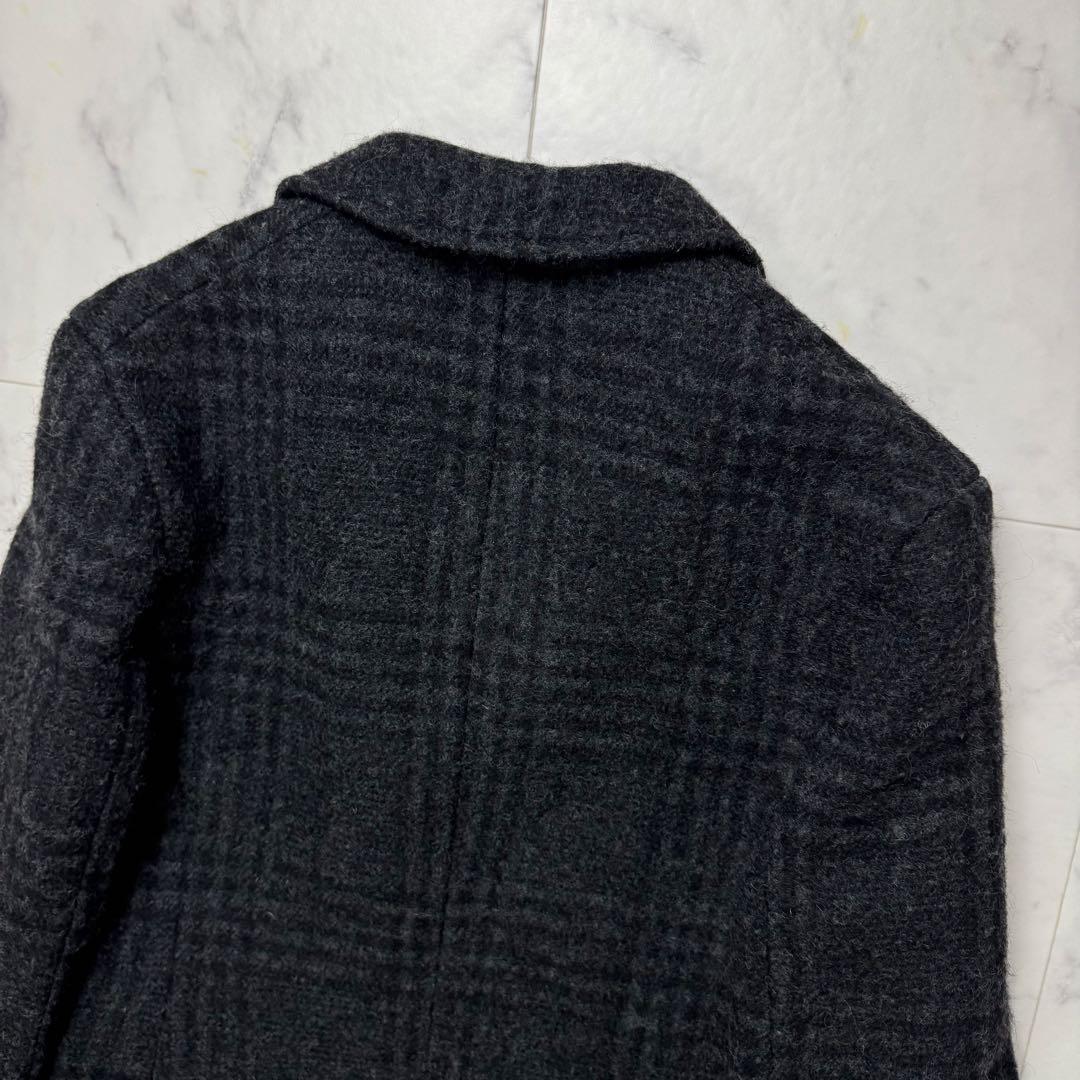 【美品】ZARA ザラ MANTECO ロングコート チェック グレー S