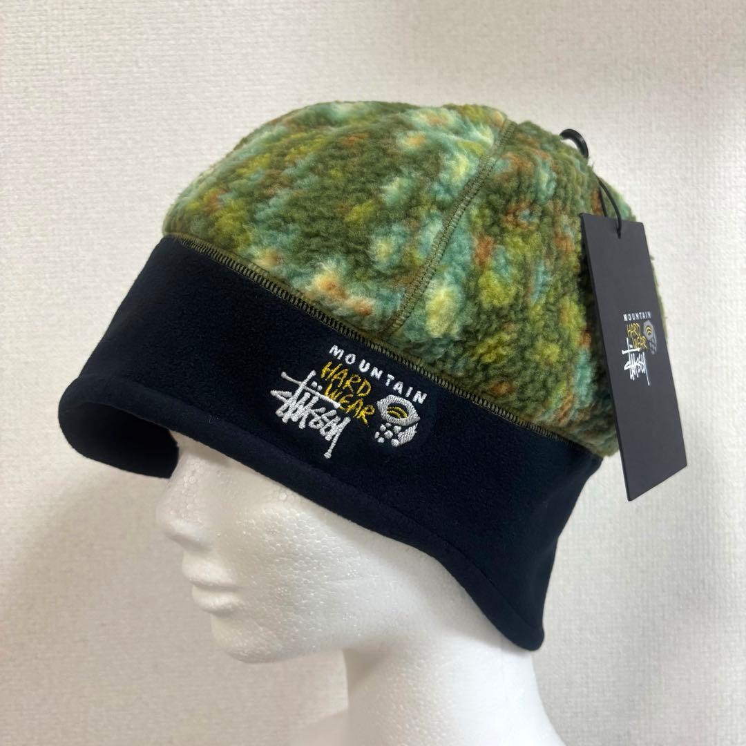 STUSSY × MHW コラボ フリースキャップ L/XL 未使用　美品