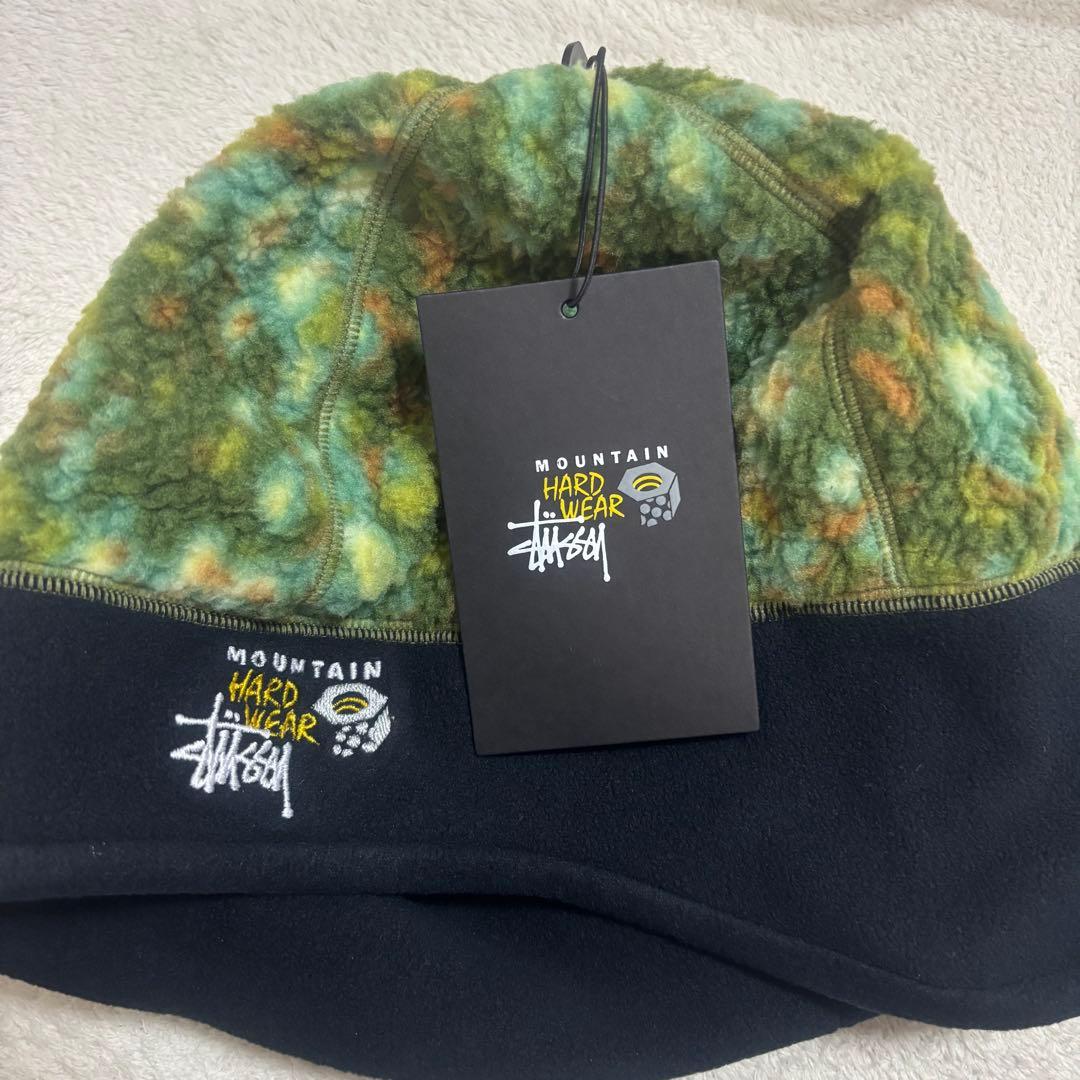 STUSSY × MHW コラボ フリースキャップ L/XL 未使用　美品