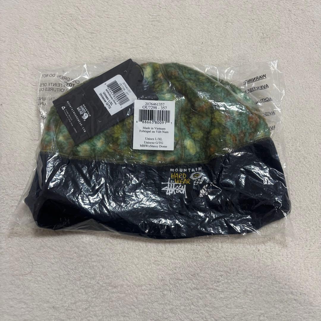 STUSSY × MHW コラボ フリースキャップ L/XL 未使用　美品