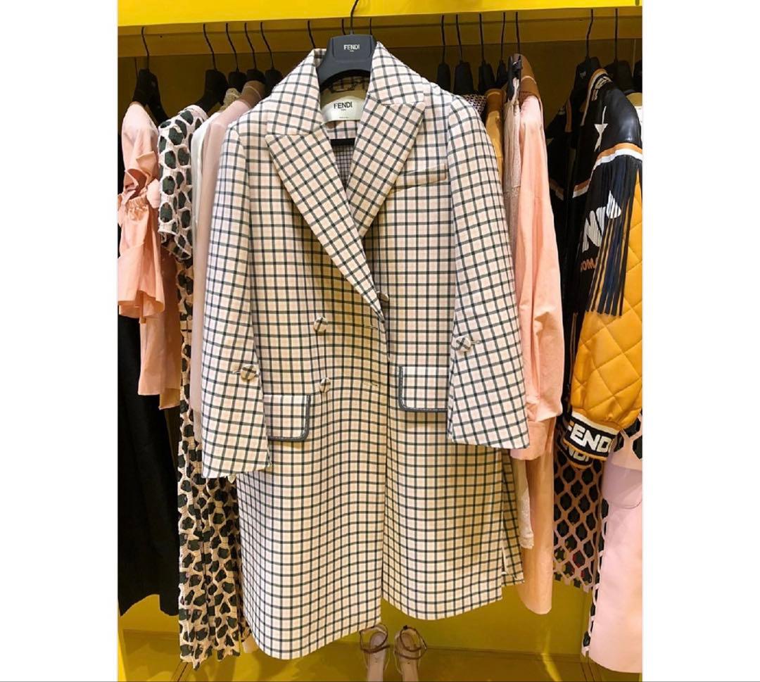 ★新品同様★フェンディFENDI ロングコート★