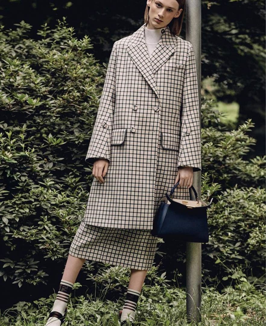 ★新品同様★フェンディFENDI ロングコート★