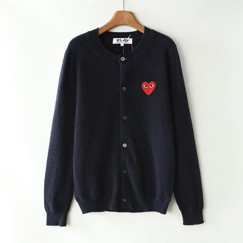 PLAY COMME des GARCONS カーディガン Lサイズ黑