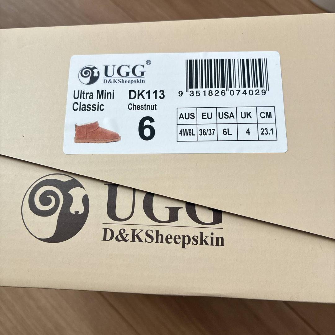 UGG Ultra Mini Classic DK113 6 チェスナット