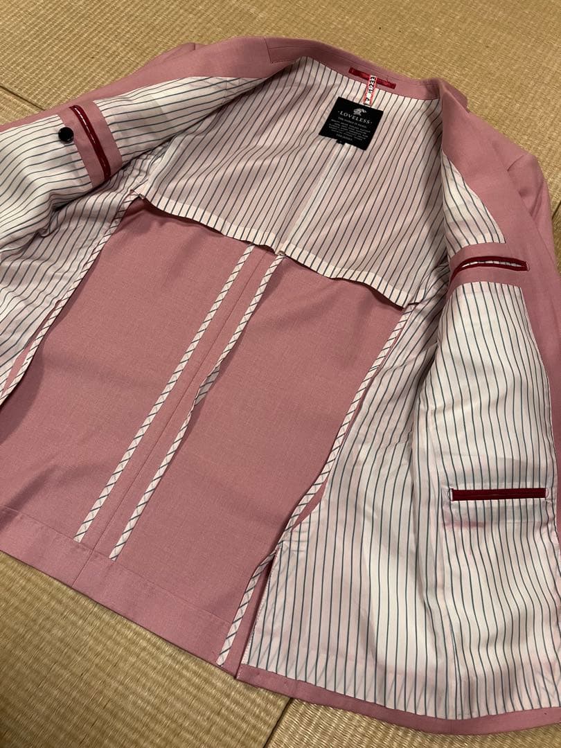 値下！LOVELESS スモーキーピンク 3Pスーツ
